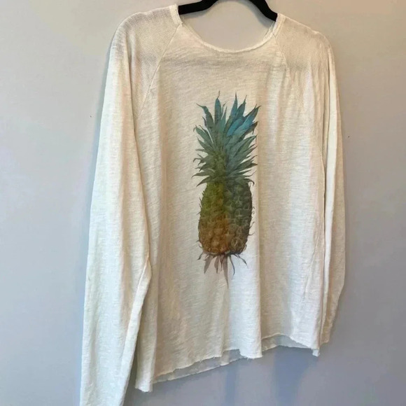 Wildfox Pineapple Long Sleeve in Chapstick - Picture 3 of 11